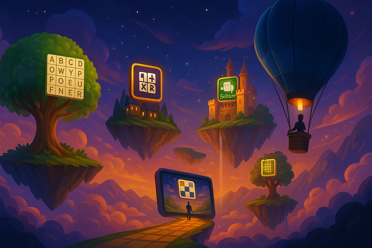 Floating Puzzle Islands